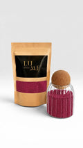 Magenta Red Wax Sand Candle - Eco Friendly