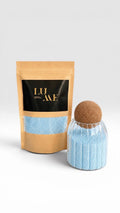 Sky Blue Wax Sand Candle - Eco friendly