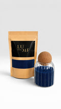 Dark Blue Wax Sand Candle - Eco Friendly